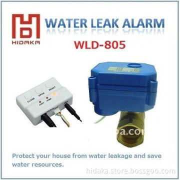 wired water leakage detection for smart home automation shut off system